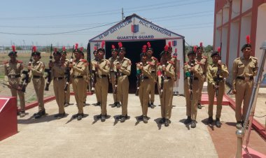 एनसीसी कैंप में  स्कूल व कालेजों के  600 कैडेट ने सीखे हथियार चलाना