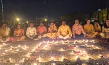 बुद्ध पूर्णिमा पर खंडवा में हुआ  राष्ट्र शक्ति जागरण दीपयज्ञ