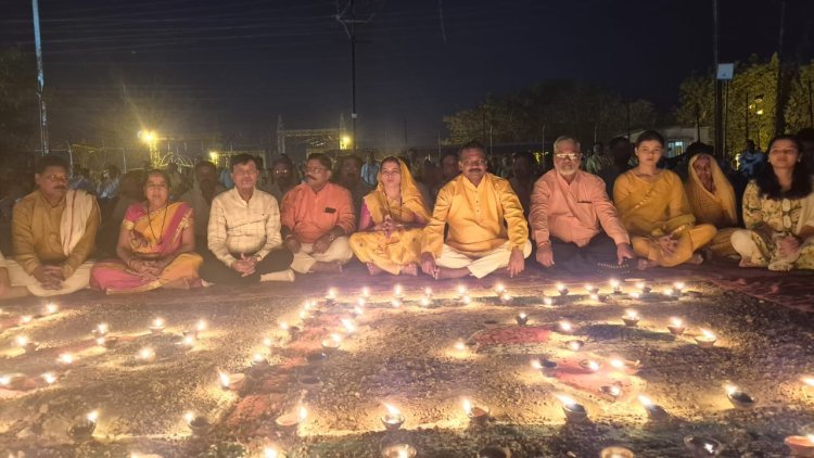 बुद्ध पूर्णिमा पर खंडवा में हुआ  राष्ट्र शक्ति जागरण दीपयज्ञ